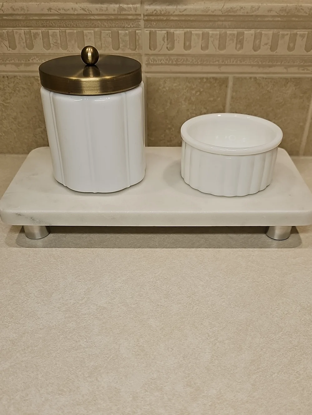 White Marble Tray 12